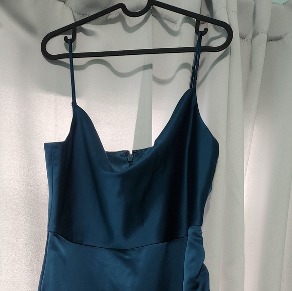 Brand New Ever New Laura Satin Cowl Dress - Picture 5 of 5